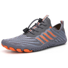 (grigio, 36) Scarpe da acqua ad asciugatura rapida per uomo e donna, antiscivolo, unisex, traspiranti,