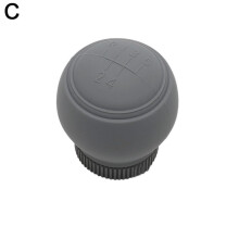 (Grijs-5 versnelling A) Siliconen auto versnellingspookknop Siliconen hoes Beschermt stofdicht Antislip