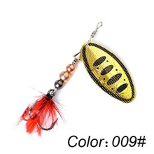 (rood, 87mm--009) Ftk Willow Spinner Lure 20g 14g 8g Koper Maat 3#-5# Met Dreg 2#-1/0# Lure