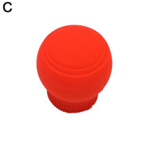 (Rood-5 versnelling A) Siliconen auto versnellingspookknop Siliconen hoes Beschermt stofdicht Antislip