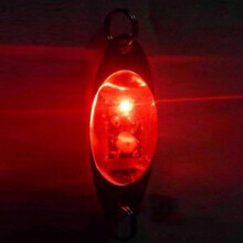 (rood) Led-visloklamp met diepe, onderwateroogvormige lichtgevende visloklamp