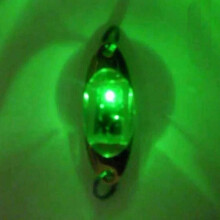 (groen) Led-visloklamp met diepe, onderwateroogvormige lichtgevende visloklamp