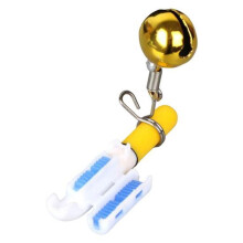 (geel) Met bel Super heldere waterdichte batterijgevoede compacte LED lichtgevende visstok Glow Stick