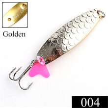 (35g-002) Ftk 1st 8 kleuren lepelvislokmiddel 25g/30g/35g met drievoudige haak bas crankbait lepel crankbait