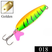 (35g-005) Ftk 1 pieza 8 colores señuelo de pesca cuchara 25g/30g/35g con anzuelo triple crankbait para