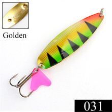 (35g-008) Ftk 1st 8 kleuren lepelvislokmiddel 25g/30g/35g met drievoudige haak bas crankbait lepel crankbait