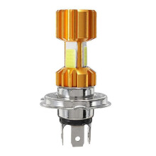 Dys Auto Shop 1 stücke 12 v Led Motorrad H4 Cob Super Helle Scheinwerfer Vorne Birne Licht Lampe