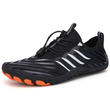 Chaussures d'aqua Ã  sÃchage rapide unisexe, antidÃrapantes et lÃgÃres pour la plongÃe avec tuba (noir, 36)