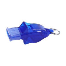 (Dunkelblau) Dolphin Schiedsrichterpfeife mit Lanyard Handschlaufe Aufbewahrungsbox Lauter Ton Tragbares