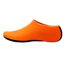 (arancione, S) Calzini da sub, stivali da snorkeling, muta ad asciugatura rapida, copriscarpe antiscivolo