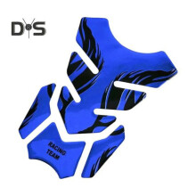 (blau) Universeller 3D-Motorrad-Tankaufkleber, selbstklebend, starke Klebrigkeit, wasserdicht, einfach