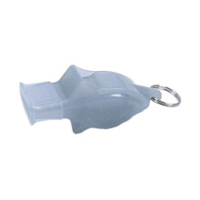 (Grau) Dolphin Schiedsrichterpfeife mit Lanyard Handschlaufe Aufbewahrungsbox Lauter Ton Tragbares Outdoor-Training