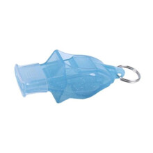 (Hellblau) Dolphin Schiedsrichterpfeife mit Lanyard Handschlaufe Aufbewahrungsbox Lauter Ton Tragbares