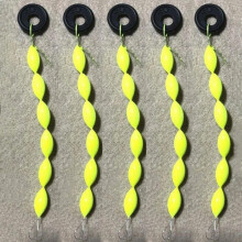 (S Groen) Float Oval Stopper Foam Space Bean String Type Visvlotter Vislijn Stopper Seven Star Float