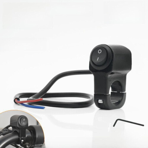 (2-wire 2-speed) Electric Motorcycle Multi-function Aluminum Switch: Headlight & Flash