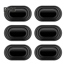 (6 stuks) 4/6/8/10 stuks autodeur schokdemper pads eenvoudige installatie universele geluiddichte verdikte