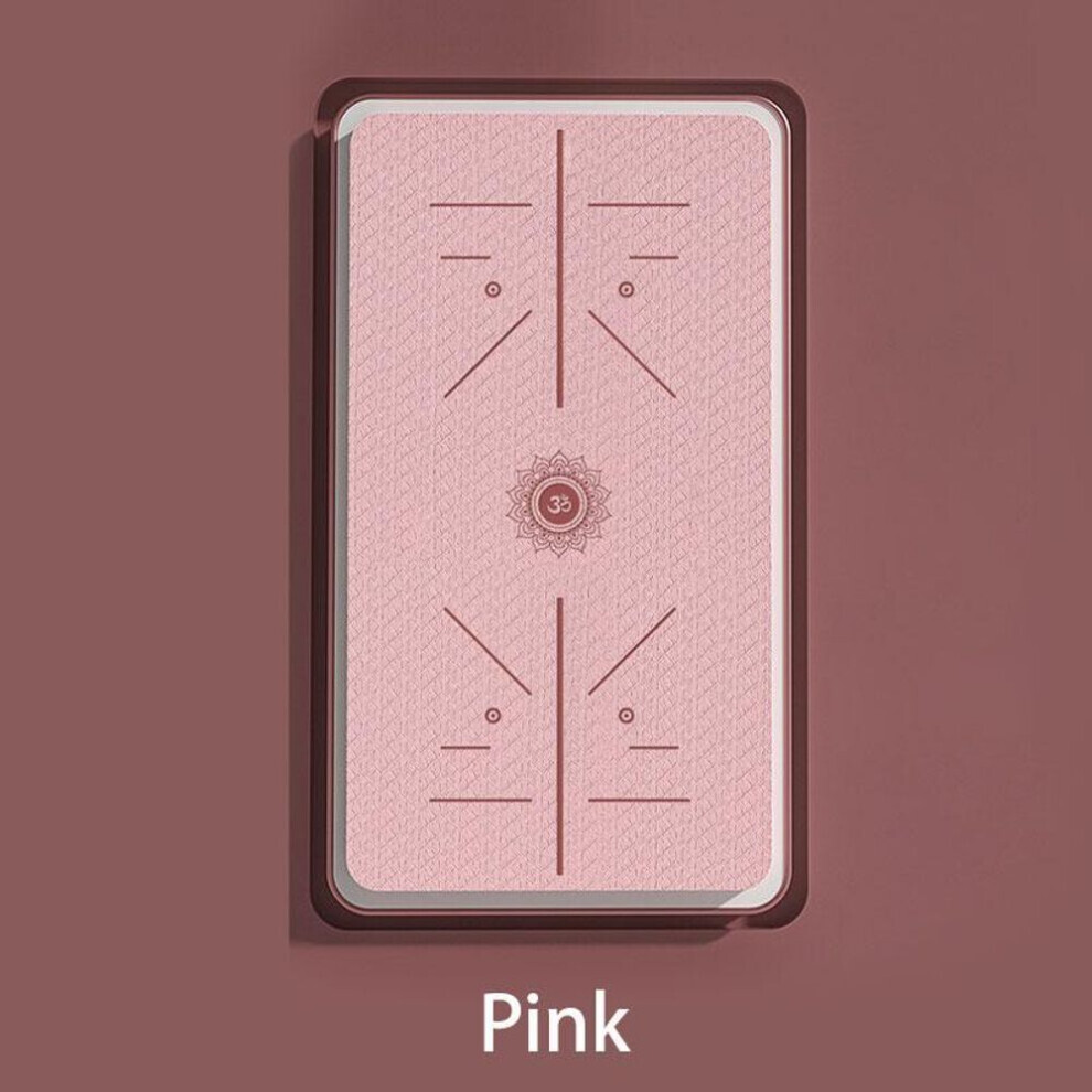 (rose, 183X61X0.8cm) Tapis de Yoga Antidérapant Epais et Elargi Tapis de sol insonorisé et antichocs Ménage respectueux de l'environnement