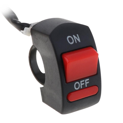 Universal Handlebar Switch On-off Button Headlight Flame Rollout Switch For Motorcycle