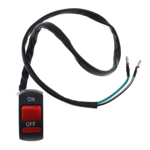 Universal Handlebar Switch On-off Button Headlight Flame Rollout Switch For Motorcycle 2