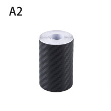 (5 cm * 3 m) Pellicola protettiva antigraffio per auto in fibra di carbonio 3D per porte laterali