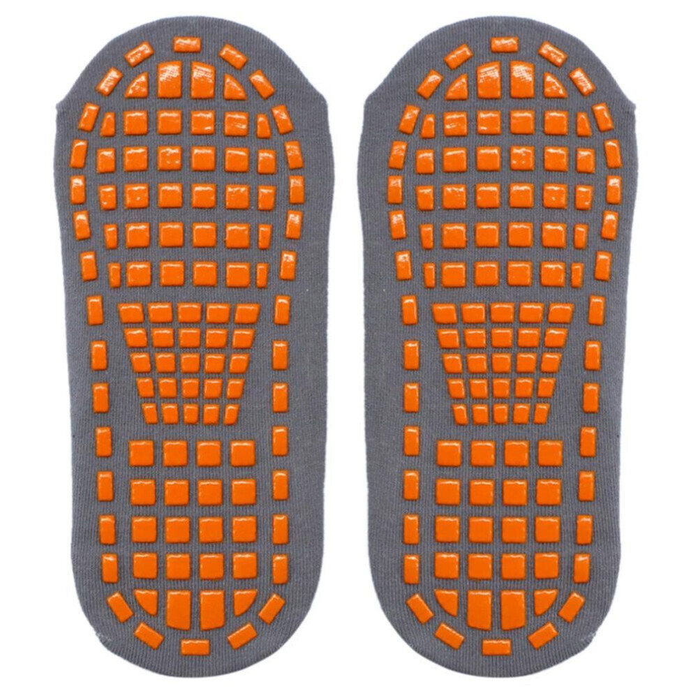 (gris, aldult) Chaussettes courtes antidérapantes Chaussettes de sol pour la maison Chaussettes d'intérieur en coton respirant Chaussettes de yoga