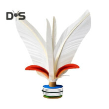 (Large 1pc) 1/2/5pcs Shuttlecocks With Feathers Lightweight Portable Thickened Colorful Feather Shuttlecocks Outdoor Foot Sports
