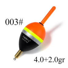 (Color 003 Size 4-2) Ftk 1pcs Fishing Barguzinsky Long Distance Fir Float 6g 8,5g 9g Length 80mm 85mm