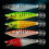 (E) 10 cm/10 g im Dunkeln leuchtender Garnelenköder mit Tintenfischhaken, realistischer bionischer Kunstköder, 4