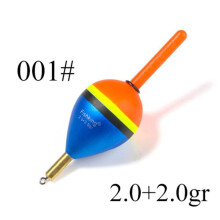 (Color 001 Size 2-2) Ftk 1pcs Fishing Barguzinsky Long Distance Fir Float 6g 8,5g 9g Length 80mm 85mm