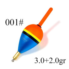 (Color 001 Size 3-2) Ftk 1pcs Fishing Barguzinsky Long Distance Fir Float 6g 8,5g 9g Length 80mm 85mm