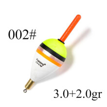 (Color 002 Size 3-2) Ftk 1pcs Fishing Barguzinsky Long Distance Fir Float 6g 8,5g 9g Length 80mm 85mm