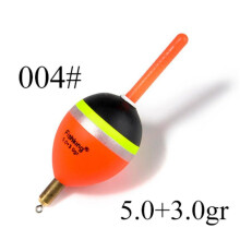 (Color 004 Size 5-3) Ftk 1pcs Fishing Barguzinsky Long Distance Fir Float 6g 8,5g 9g Length 80mm 85mm