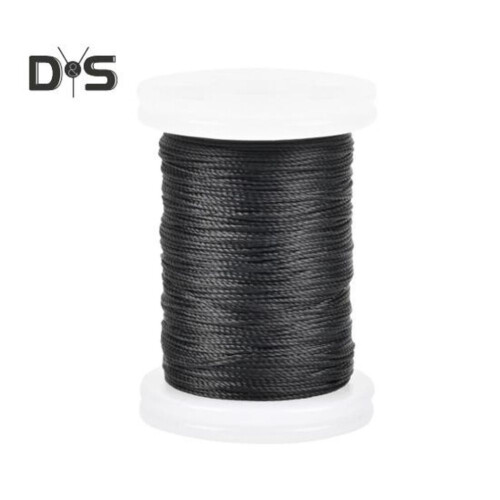 (black) 90m Archery Bowstring Serving Thread Abrasion-resistant Polyester Bowstring Protection Tying Peep Sights Nock Compound Recurve
