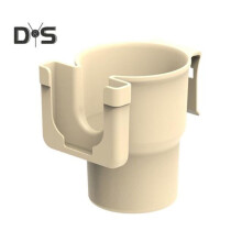 (beige) Auto bekerhouder telefoonhouder multifunctionele SUV vrachtwagen auto luchtrooster drank waterfles