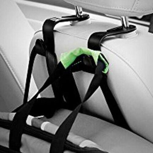 4pcs Car Back Seat Bag Handbag Hooks Plastic Headrest Hanger Storage Groceries 2