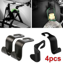 4 stuks auto achterbank tas handtas haken plastic hoofdsteun hanger opslag boodschappen