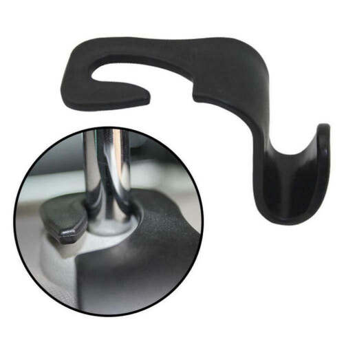 4pcs Car Back Seat Bag Handbag Hooks Plastic Headrest Hanger Storage Groceries 1