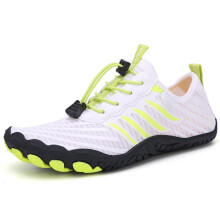 (blanc, 45) Quick Dry Aqua Shoes For Men Women Non Slip Water Sports Shoes Unisex Breathable Light Wading Sneakers For Snorkeling