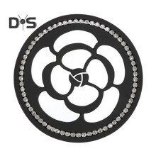 (B) 7 cm auto bekerhouder onderzetter ronde bloem geruit honingraat bling strass antislip hittebestendige
