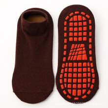 (koffie, EUR36-43) Plus Size Winter Vrouwen Yoga Sokken Snel Droog Siliconen Antislip Vloer Sokken Ademend