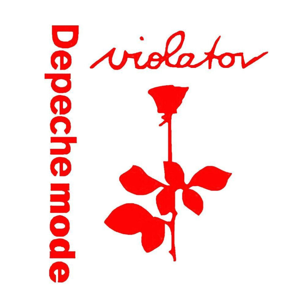 (rouge) Stylish Depeche Mode Violator Rose Flower Car Vehicle Reflective Decals Sticker Decor Auto Stickers