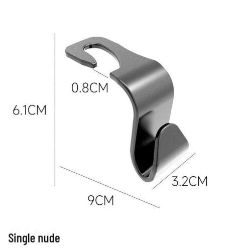 (ABS single hook, 1 piece) Car Seat Back Multi-function Hidden Headrest Hook