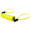 (jaune) Dys Auto Shop 120cm Motorcycle Security Disc Brake Lock Spring Reminder Cable Coil 1