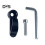 (red) Long Lasting Handlebar Storage Hook High Strength Durable Handlebar Storage Hook Scooter Bag Hanger 4