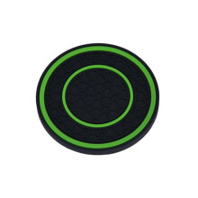 (green) Car Cup Coaster Mug Pad High Temperature Resistant Non-slip Design Waterproof Pvc Coaster Automotive Cup Mat Car Interior