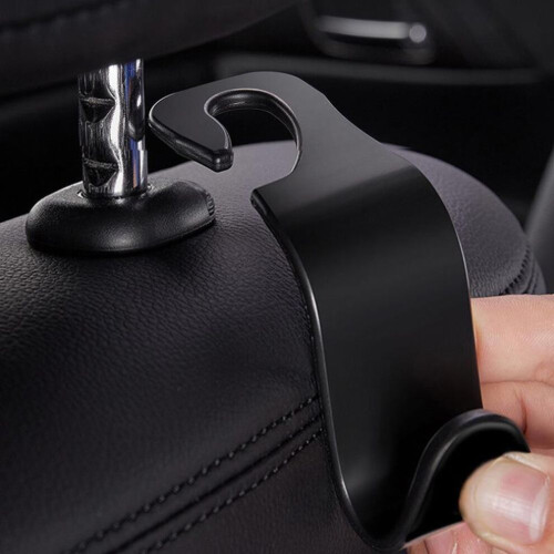 (brazing pattern single hook, 1 piece) Car Seat Back Multi-function Hidden Headrest Hook 2