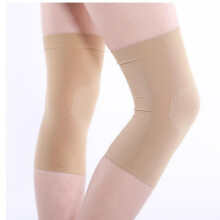 (beige) Rodilleras elásticas para pierna, artritis, lesiones, gimnasio, unisex, verano, transpirables
