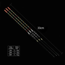 (1) Fishing Float Wood Fluorescent High Sensitivity Bobber Luminous Float Marked Bold Fishing Light Float Fishing Accessories