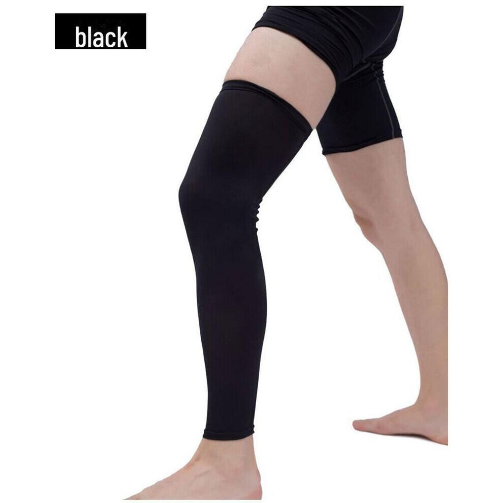 Leggings de sport et genouillÃres en Lycra respirant (noir, XXL) pour basket-ball, alpinisme, cyclisme et course Ã  pied