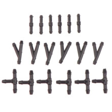 18 stuks auto ruitenwisser T Y I type ruitensproeier waterslang buisverbinding accessoires